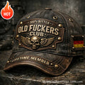 Gorra bordada Old Fuckers Club Vintage