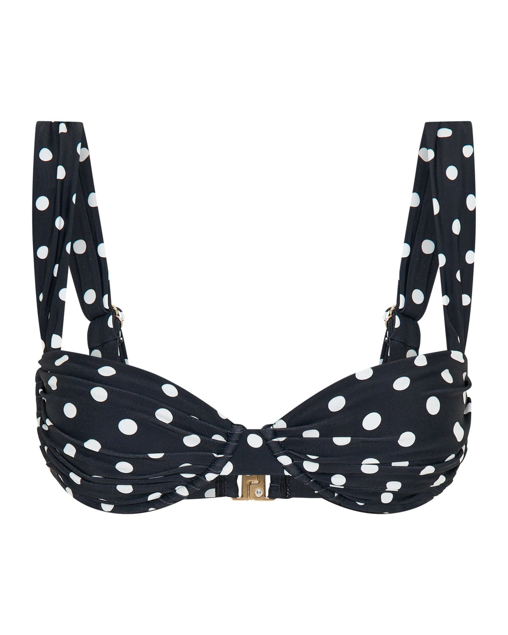 Top negro con lunares de Rhodes
