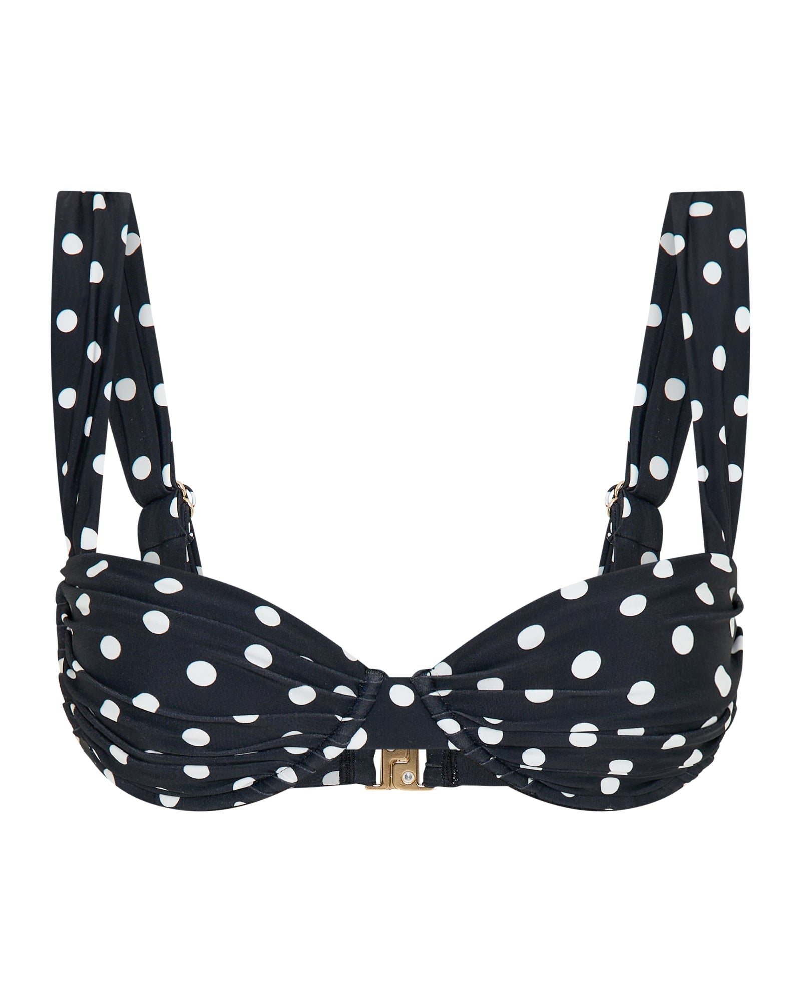 Top negro con lunares de Rhodes