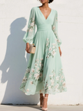Aurelia | Robe midi décolletée en V