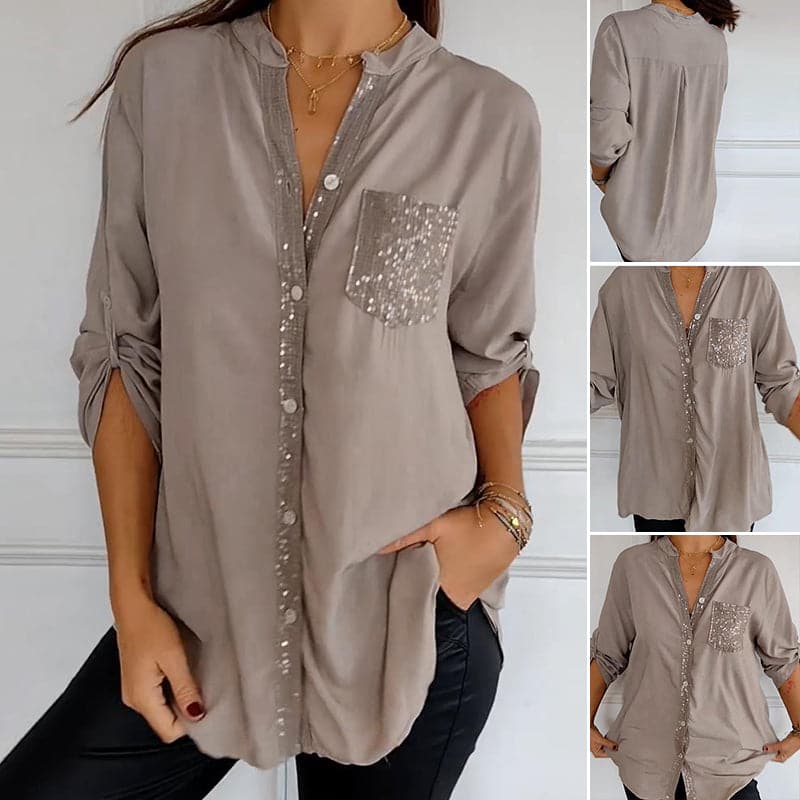 Camisa con purpurina