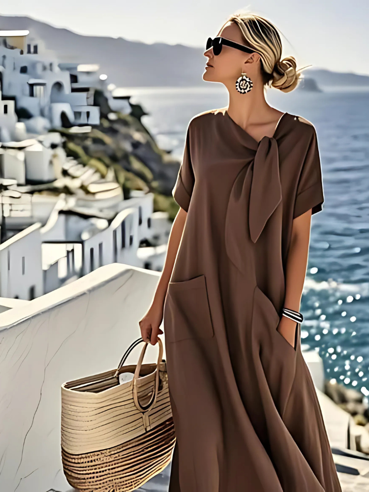 Vestido Ella Elegante con bolsillos