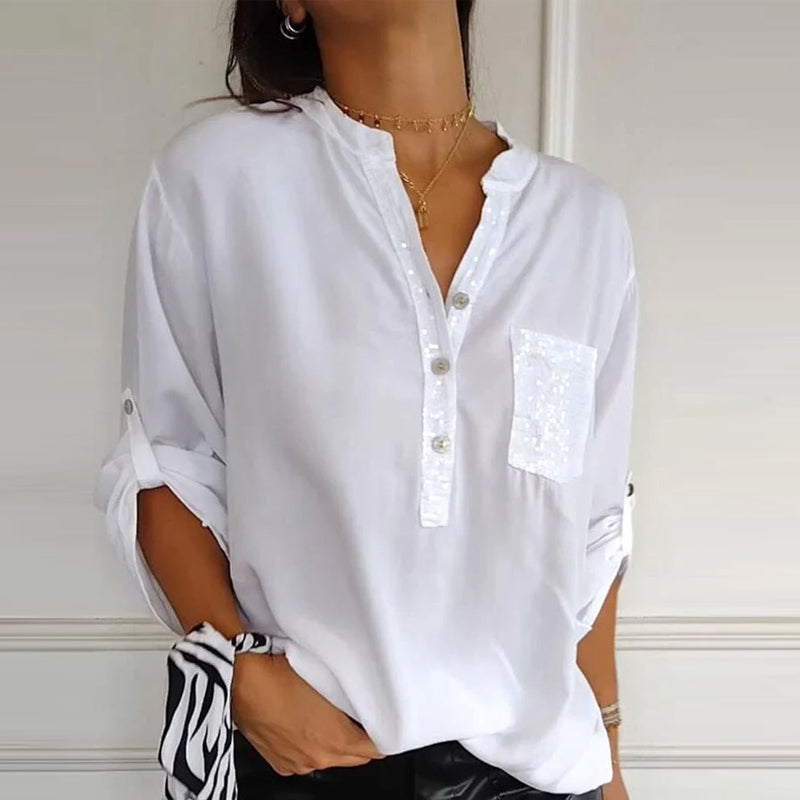 Camisa con purpurina