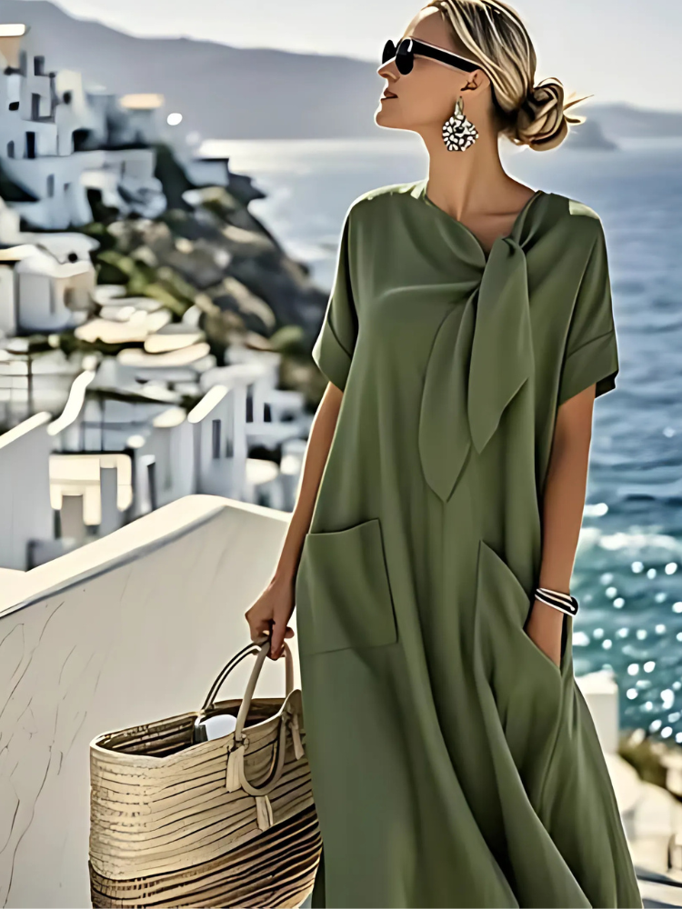 Vestido Ella Elegante con bolsillos