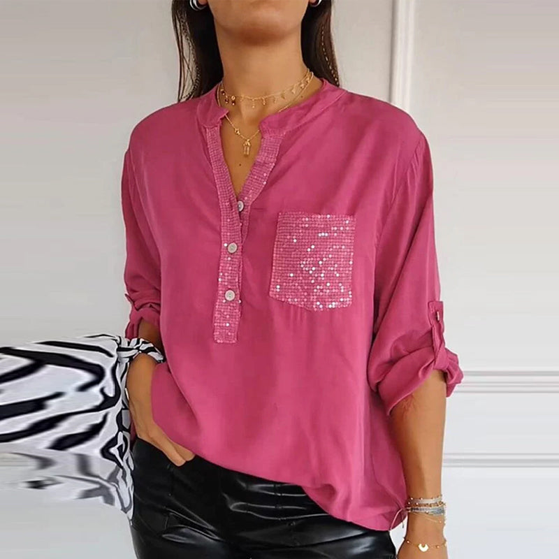 Camisa con purpurina