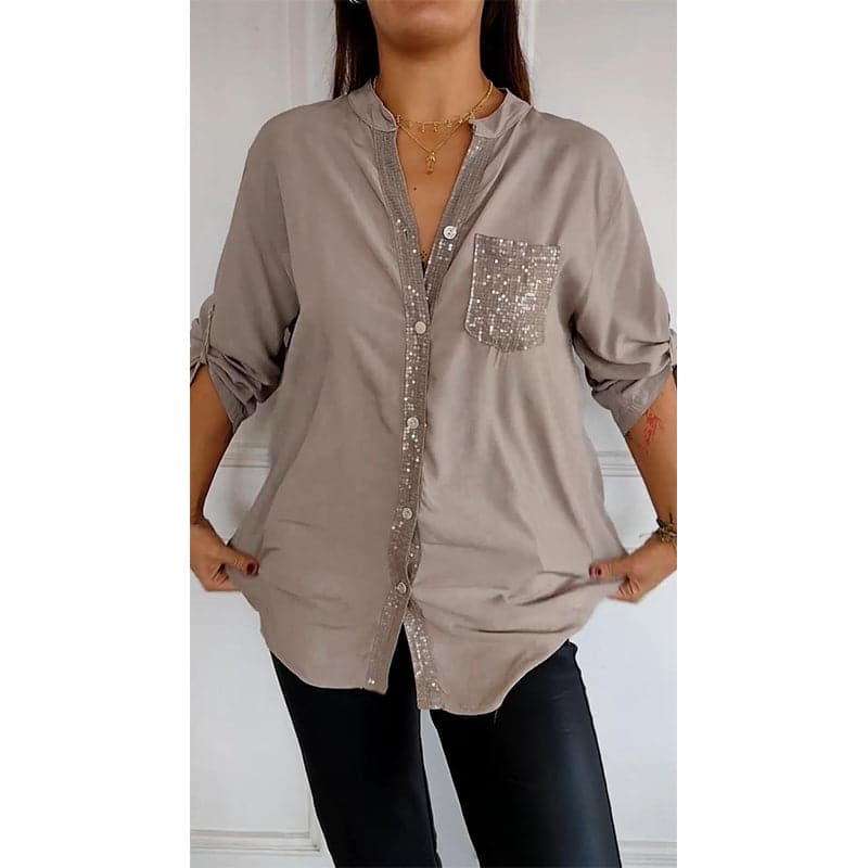 Camisa con purpurina