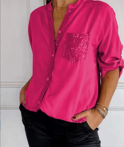 Camisa con purpurina