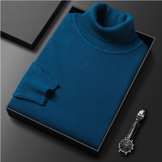 ⏳ Último día: ¡50 % de descuento en todo el surtido!⏰ Jersey de cachemira premium para hombre, liso: tejido suave y cómodo con un corte moderno, ideal para el trabajo y el tiempo libre 👔
