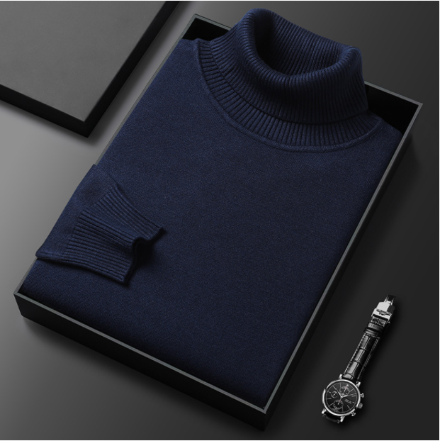 ⏳ Último día: ¡50 % de descuento en todo el surtido!⏰ Jersey de cachemira premium para hombre, liso: tejido suave y cómodo con un corte moderno, ideal para el trabajo y el tiempo libre 👔