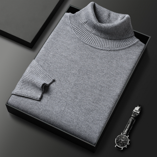 ⏳ Último día: ¡50 % de descuento en todo el surtido!⏰ Jersey de cachemira premium para hombre, liso: tejido suave y cómodo con un corte moderno, ideal para el trabajo y el tiempo libre 👔