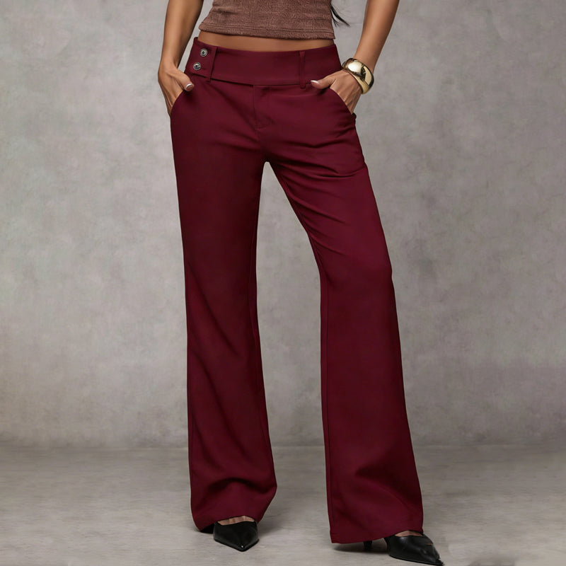 Pantalones de traje de corte amplio para mujer: elegantes, cómodos y atemporales
