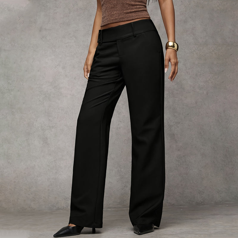 Pantalones de traje de corte amplio para mujer: elegantes, cómodos y atemporales