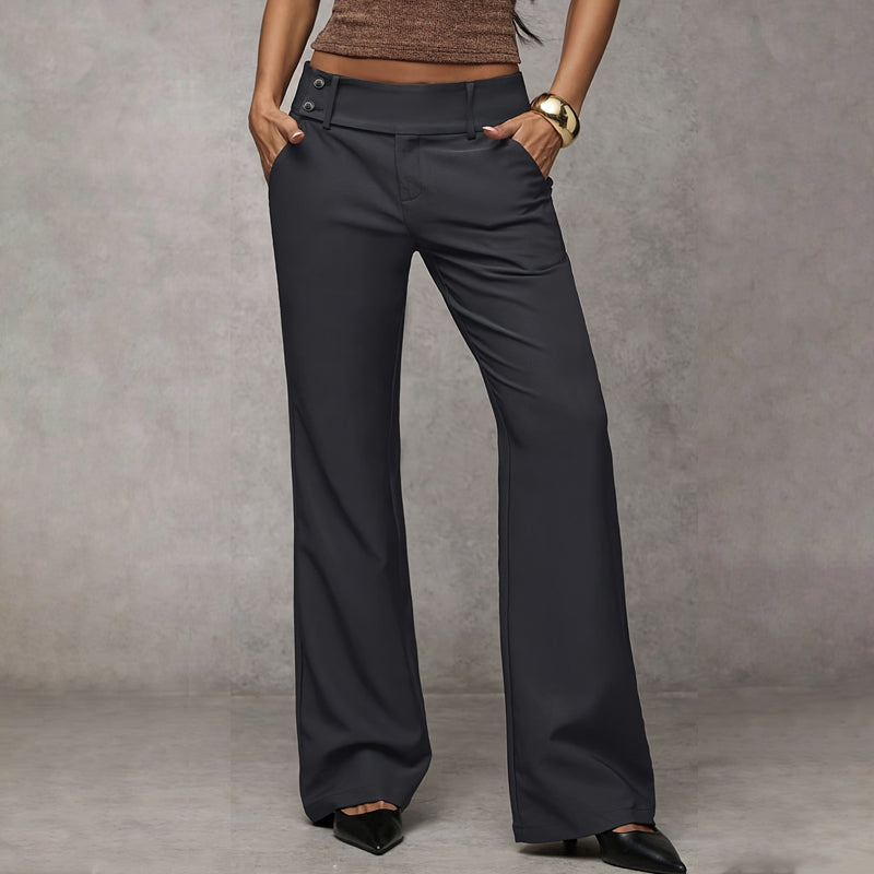 Pantalones de traje de corte amplio para mujer: elegantes, cómodos y atemporales