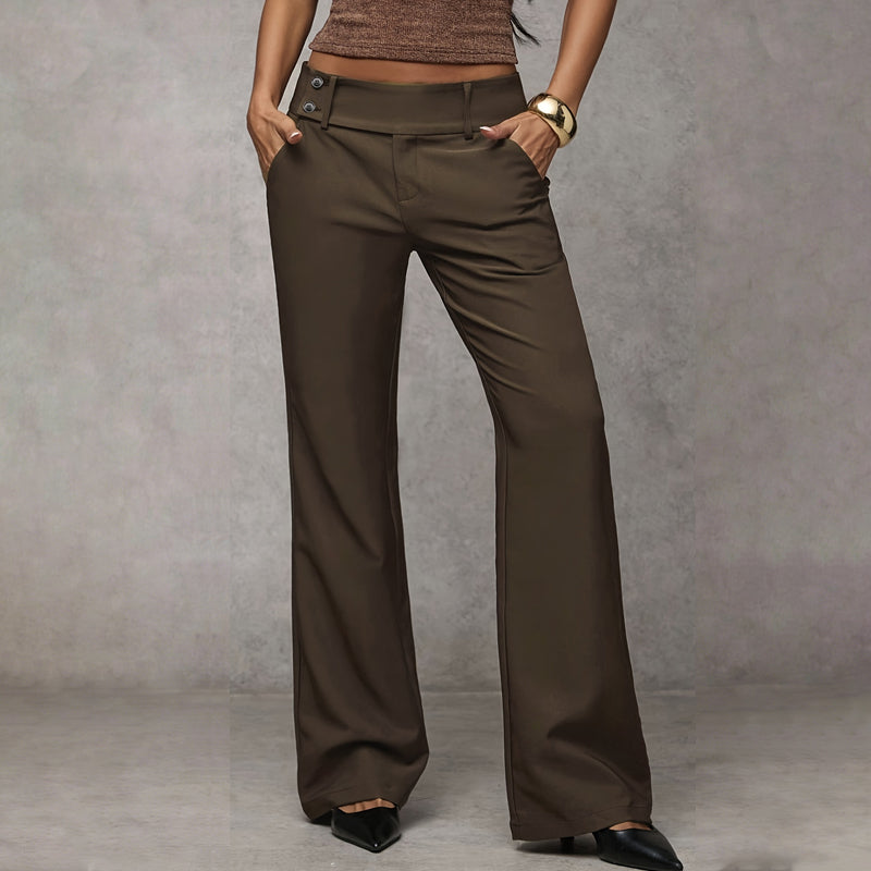Pantalones de traje de corte amplio para mujer: elegantes, cómodos y atemporales